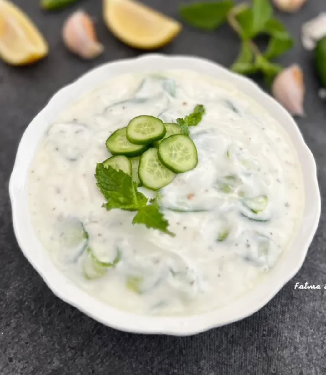 Yoghurt met Komkommer